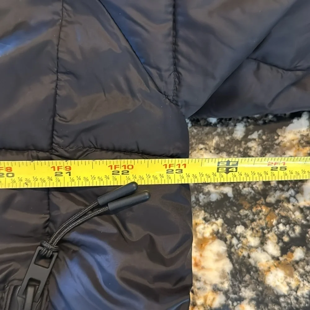 NEW With Tag Black Warm Puffer Jacket with Hood - Picture 15 of 17